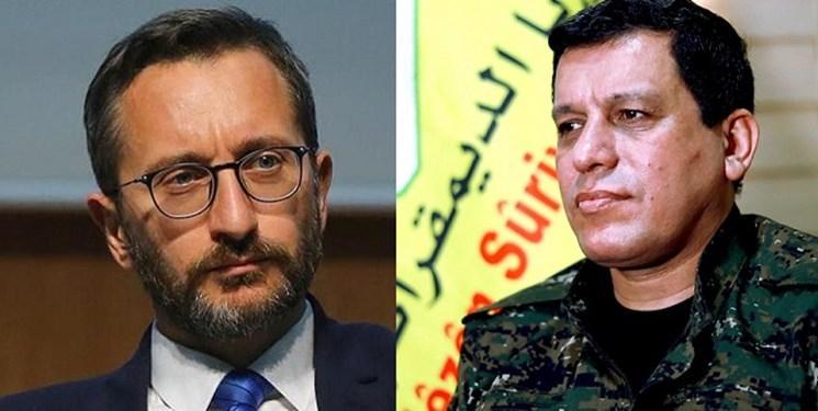 انتقاد شدید ترکیه از رفتار دوستانه آمریکا با فرمانده شبه انتقاد شدید ترکیه از رفتار محبت آمیز آمریکا با فرمانده شبه نظامیان کُرد سوری