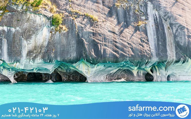 غار مرمر شیلی ، شگفت انگیزترین و عمیق ترین غار دنیا!